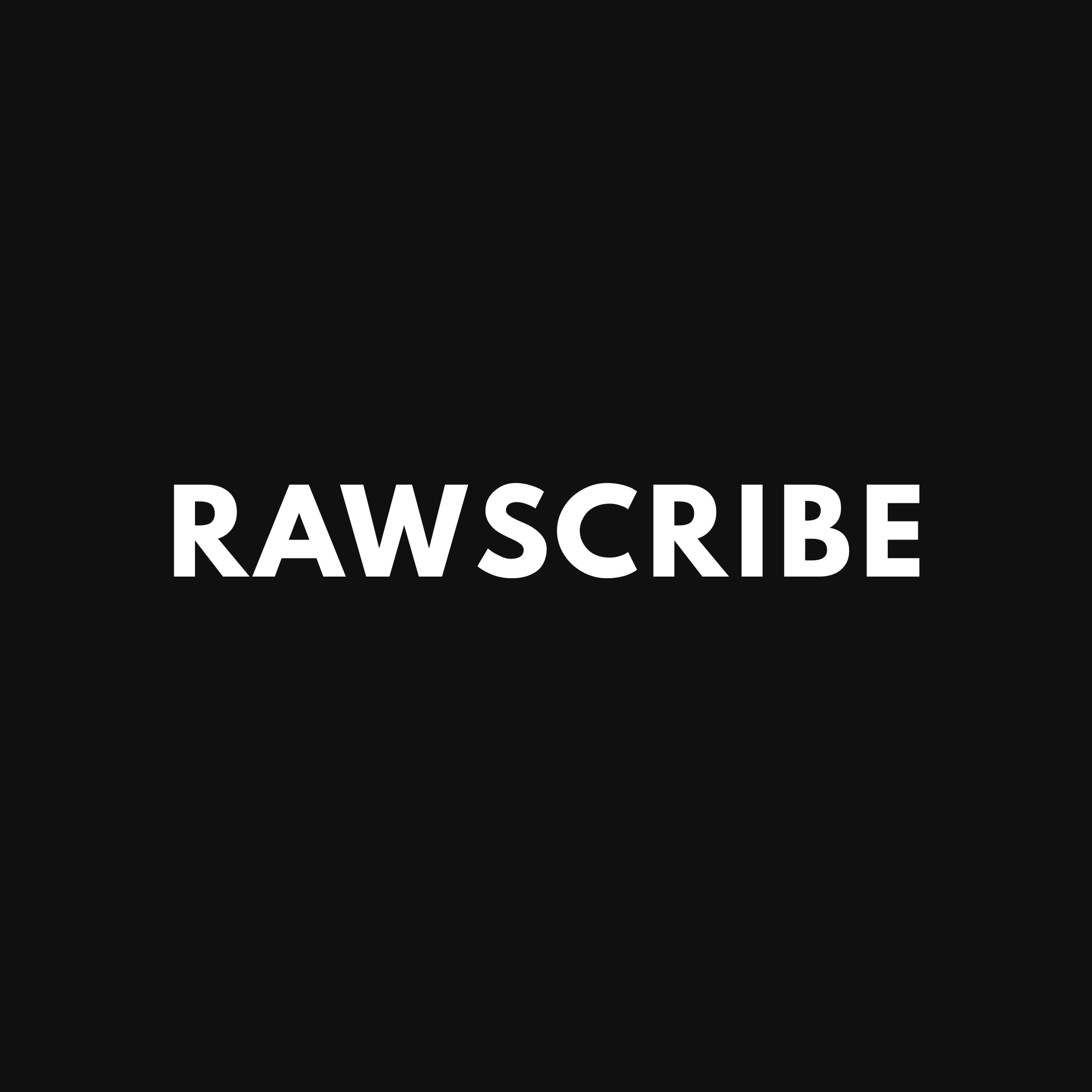 RawScribe