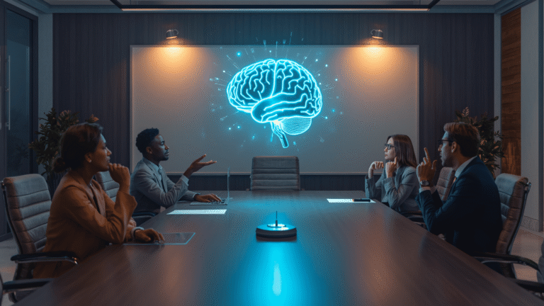 A conceptual split screen showing human hands sculpting clay next to a robotic arm processing code, representing what AI still can't do better than humans.